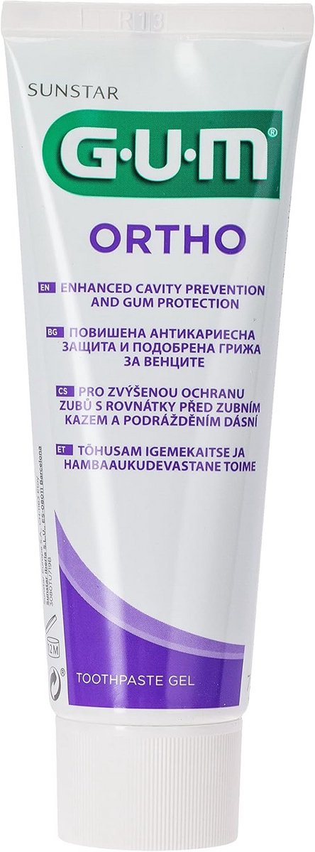 Ortho Tandpasta - Beugel Tandpasta - Dagelijkse Mondverzorging - Speciaal voor Beugels - 75ml