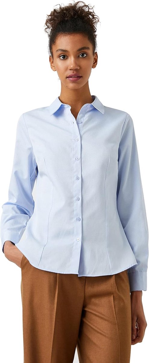 Basic Damesblouse met Lange Mouwen