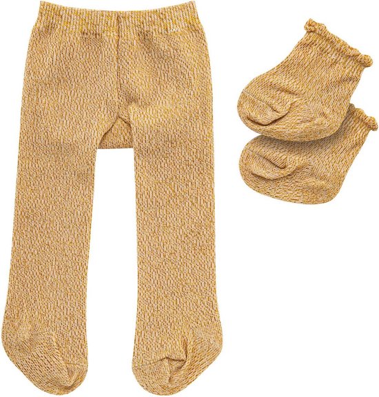 Gouden Panty met Sokken voor Poppen - Maat 35-45 cm - Elastisch en Comfortabel — afbeelding 4