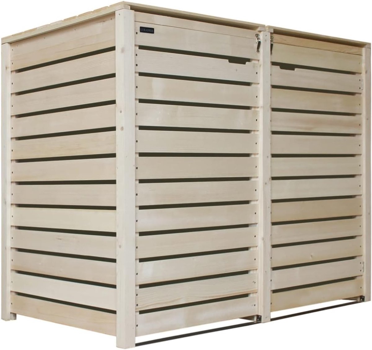 DYNA® Afvalcontainerombouw – Containeropslag – Enkele containerkast – Lichtbruin - 140cmx 81cm x 116cm; 28.5 kg