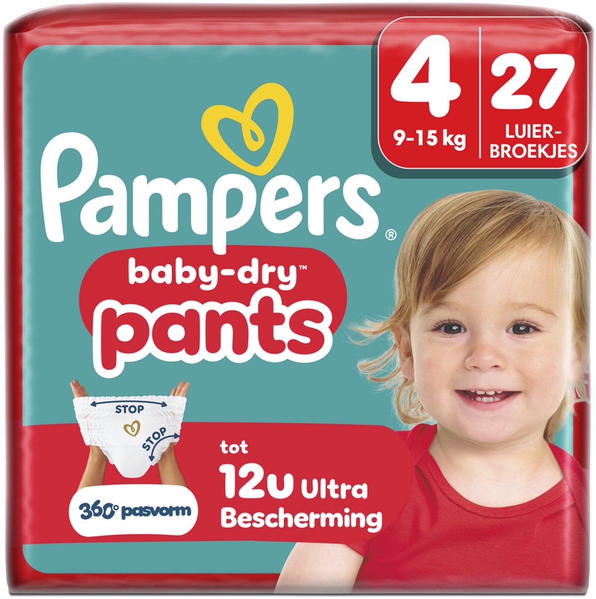 Pampers Baby Dry luierbroekjes maat 4 | 27 stuks