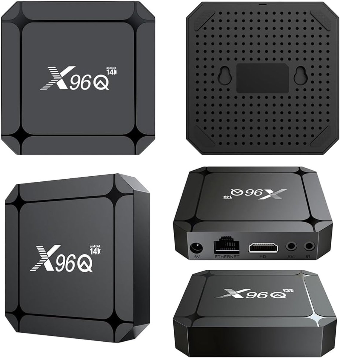 Mediastreamer Box - Smart TV Hub - Films en Series - WiFi6 Dual Band - 82x82x17 mm - Zwart
