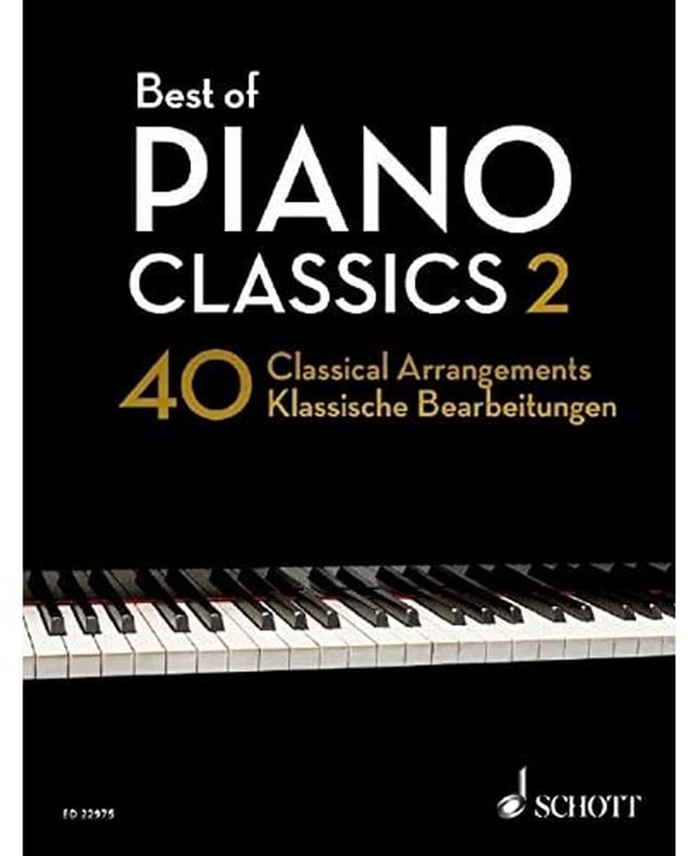 Best of Piano Classics 2 – arrangementen van klassieke meesterwerken