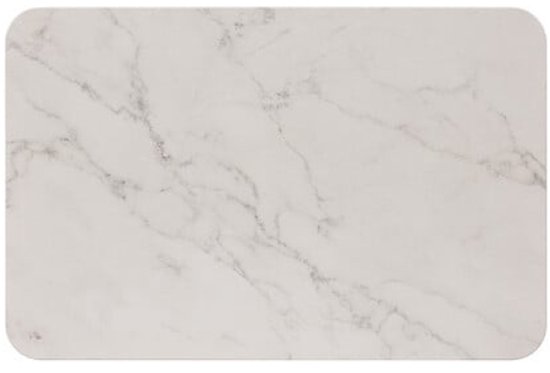 Diatomiet Badmat - Sneldrogende Badkamer Mat - Antislip Steen Badmat - Absorberende Douchemat - Duurzame Diatomite Bath Mat - 60 x 39 cm - Wit
