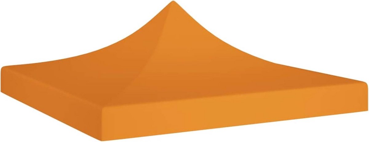 Oranje Partytentdak 3x3m - Vouwpaviljoen Afdekking voor Tuin en Buiten