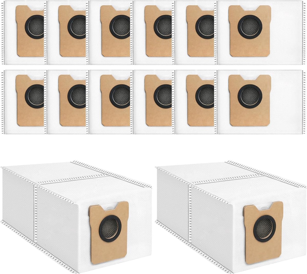 14 stuks stofzakken voor Eufy C20 Omni/C10 robotstofzuiger-grote capaciteit- wegwerp-stofzuigerzakken