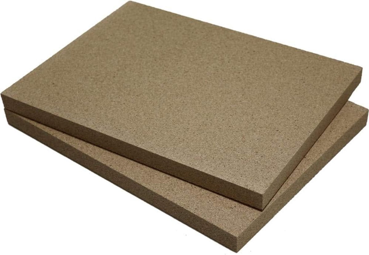 Vermiculietplaat 2400 x 300 x 25 mm voor kachels en haarden
