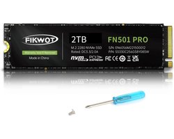 256GB M.2 NVMe SSD met hoge snelheid tot 2800MB/s – PCIe Gen3 x4