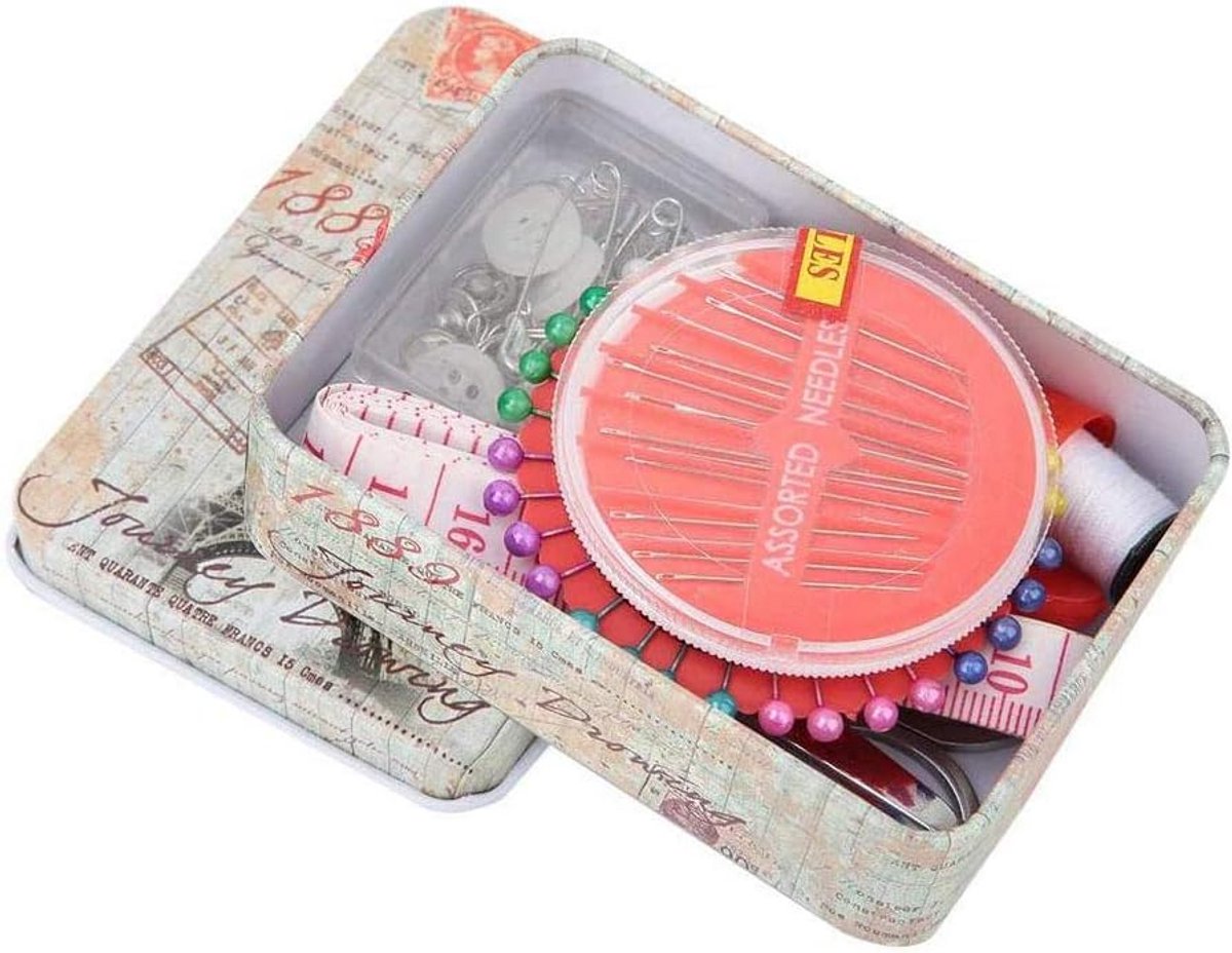 Draagbare Naaiset voor Thuis en Reizen - Complete Set met Accessoires