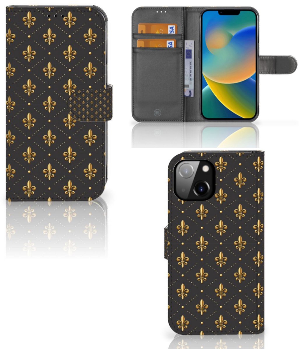 Apple iPhone 14 Telefoon Hoesje Franse Lelie