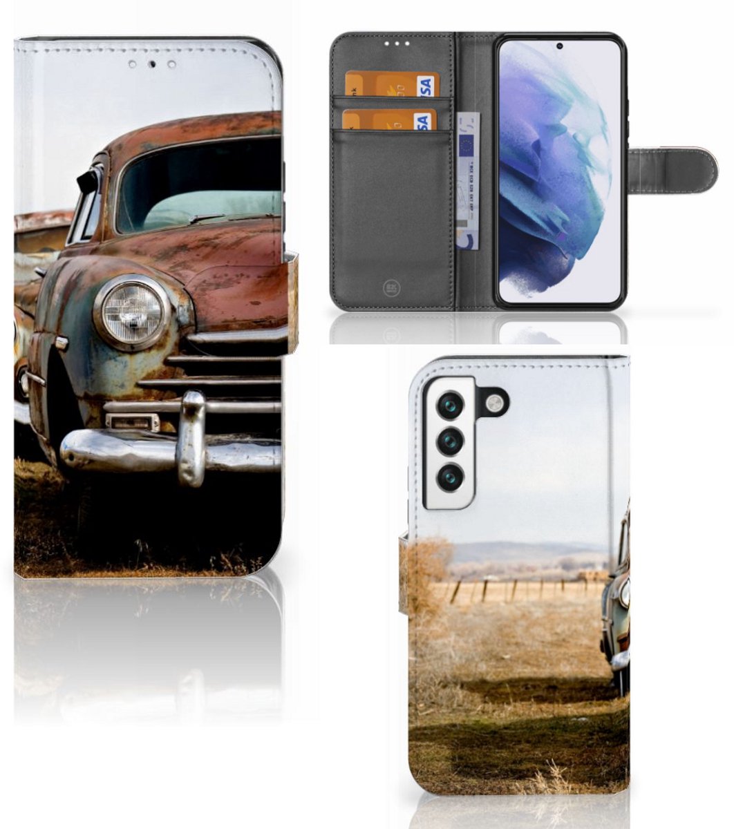 Samsung Galaxy S22 Telefoonhoesje met foto Vintage Auto