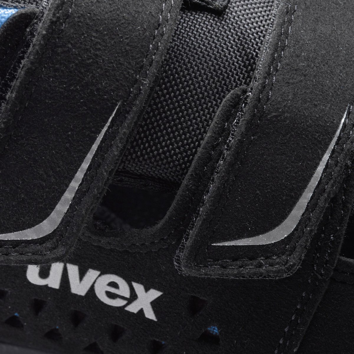 Uvex 2 xenova® sandalen S1 95538 zwart, blauw (95538)