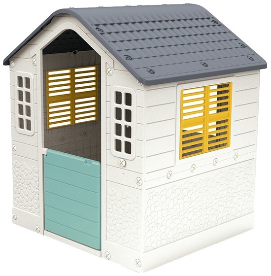 Dolu Turquoise/Geel Speelhuisje