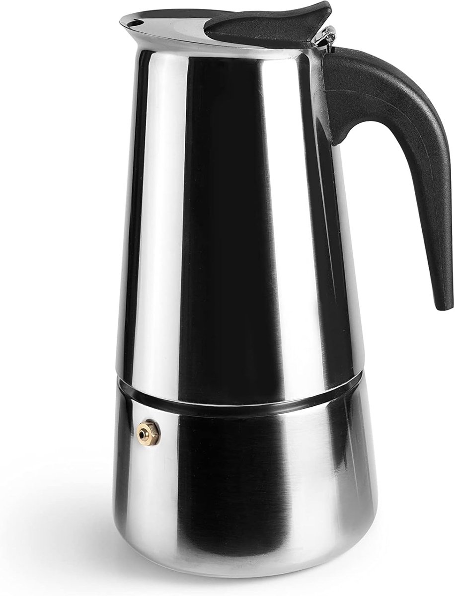 Percolator Moka voor 2 kopjes - 100 ml RVS Geschikt voor Inductie