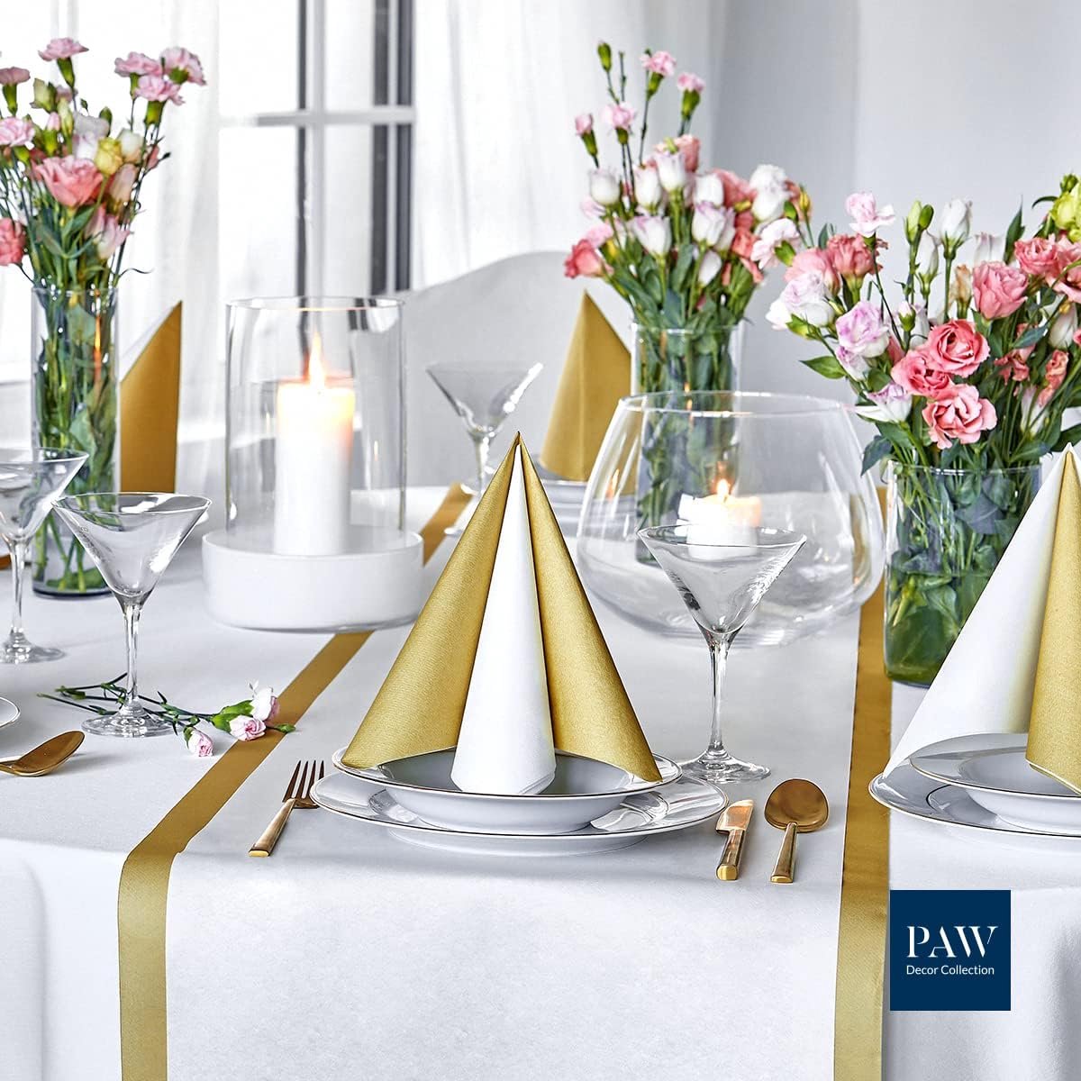 Luxe Airlaid Tafelrunner 40 x 2400 cm voor Feestelijke Decoratie