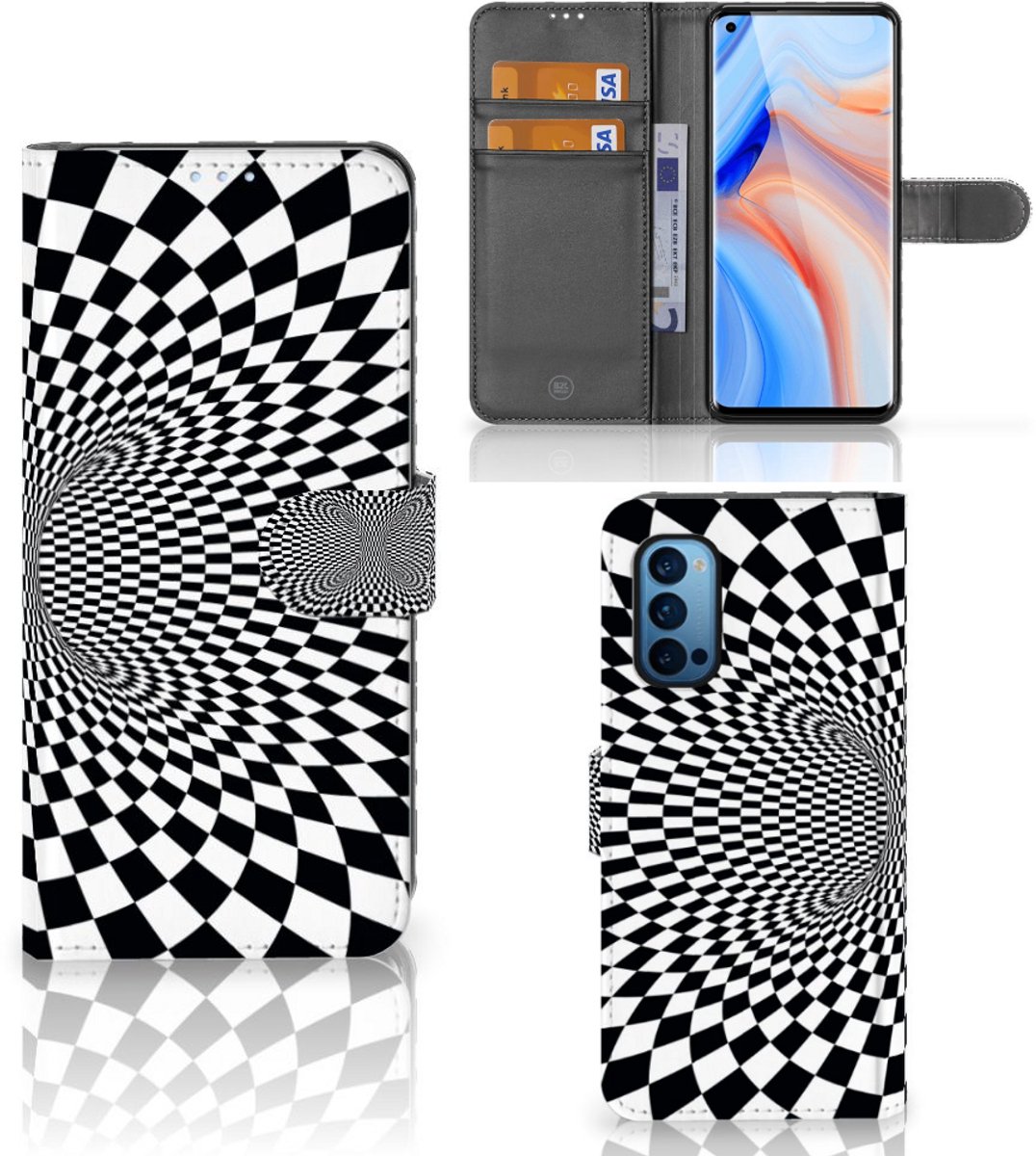 OPPO Reno 4 Pro 5G Book Case Illusie