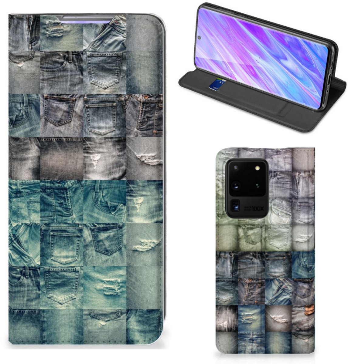 Hippe Standcase Samsung Galaxy S20 Ultra Spijkerbroeken