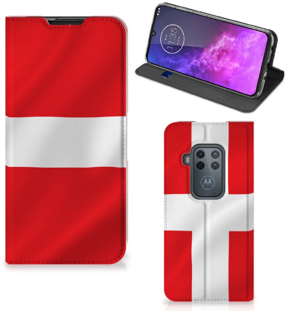 Motorola One Zoom Standcase Denemarken