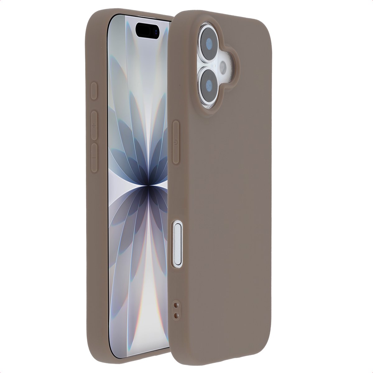 imoshion Hoesje - Geschikt voor Apple iPhone 17 - Color Backcover - Bruin