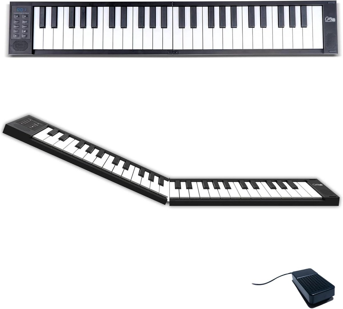49 Key Draagbare Digitale Piano - USB MIDI Controller met Oplaadbare Batterij