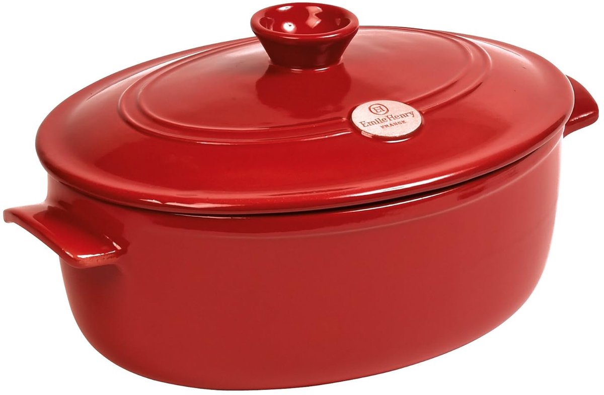 Ovale Keramische Braadpan Geschikt Voor Alle Warmtebronnen