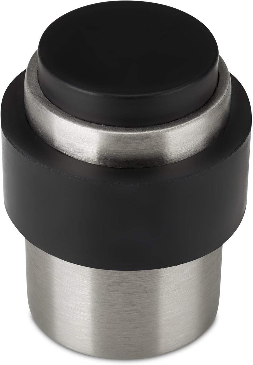 Deurstopper Ø 35 mm RVS Geborsteld - Kwaliteitsbescherming voor Muren en Deuren