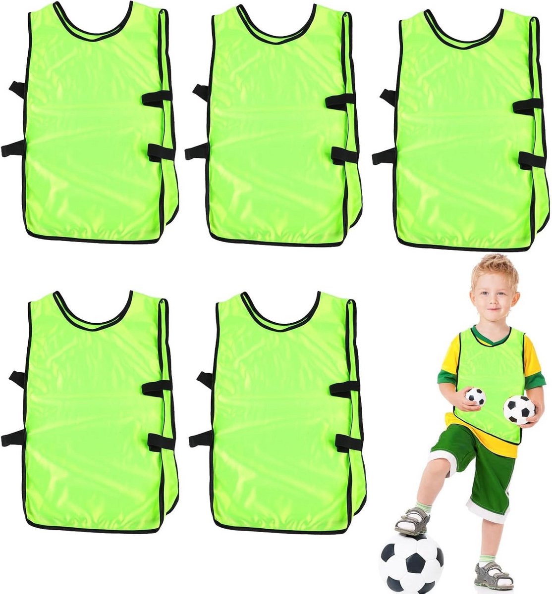 Scrimmage Vesten 5 Stuks voor Kinderen en Tieners
