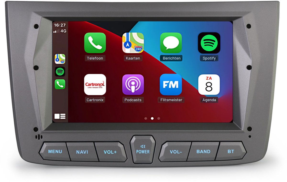 Carplay autoradio voor Alfa Romeo Mito | 2008 t/m 2020 | Android 14 | Draadloos Apple Carplay & Android auto | 4GB + 64GB | 8-Core | Cartronix | 2025 model | 2008 2009 2010 2011 2012 2013 2014 2015 2016 2017 2018 2019 2020 | Bluetooth & Wifi