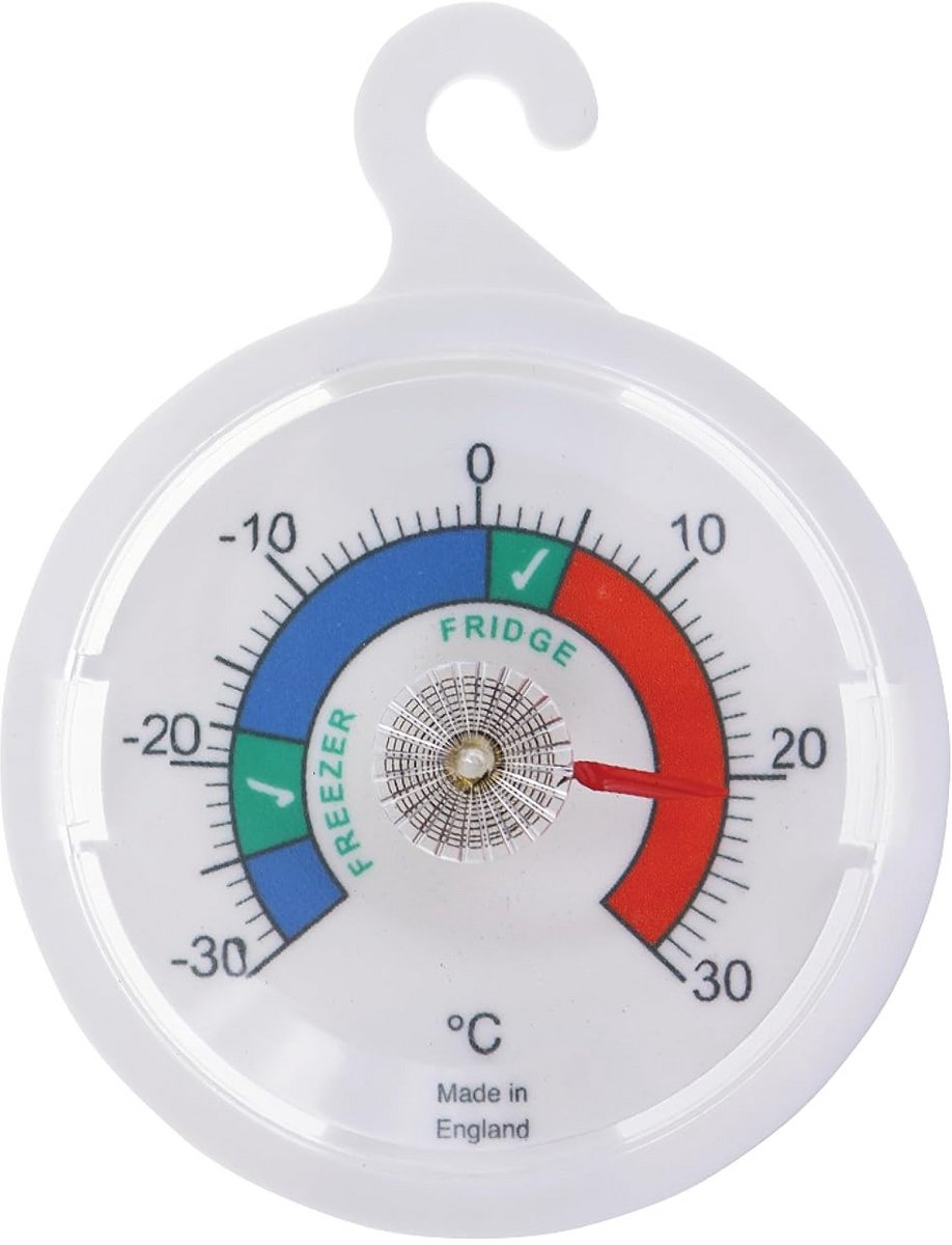 Vriezer en Koelkast Thermometer met Kleurgecodeerde Zones 65 mm