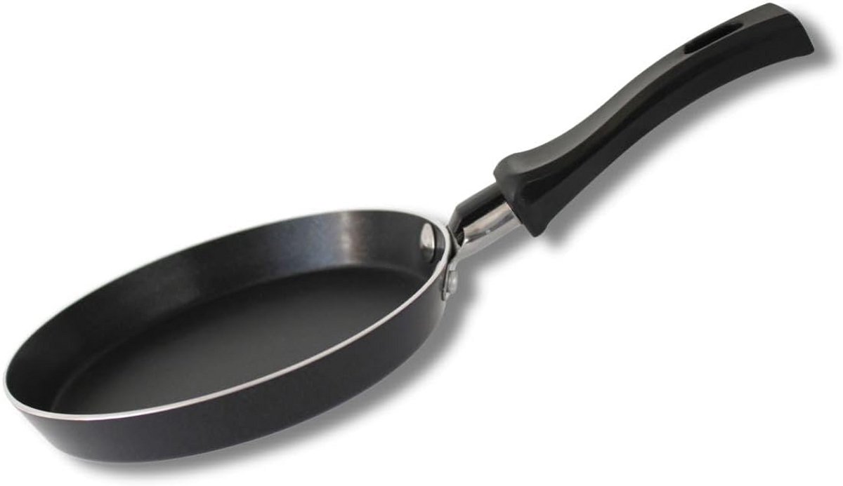 Mini Crêpemaker 14 cm met PFAS-vrije keramische coating voor alle warmtebronnen