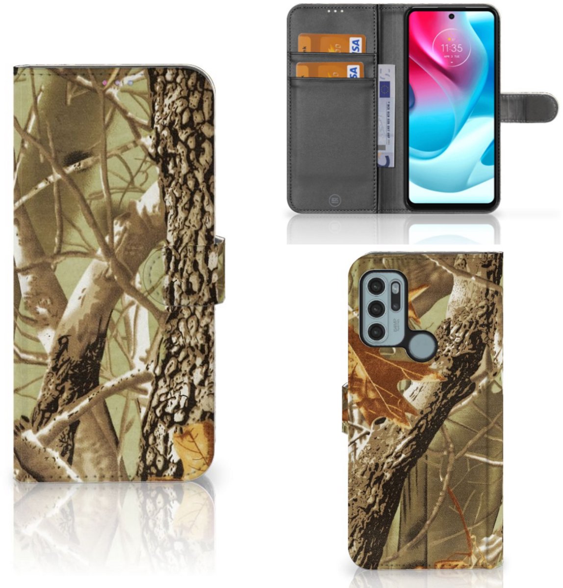 Motorola Moto G60s Hoesje Wildernis
