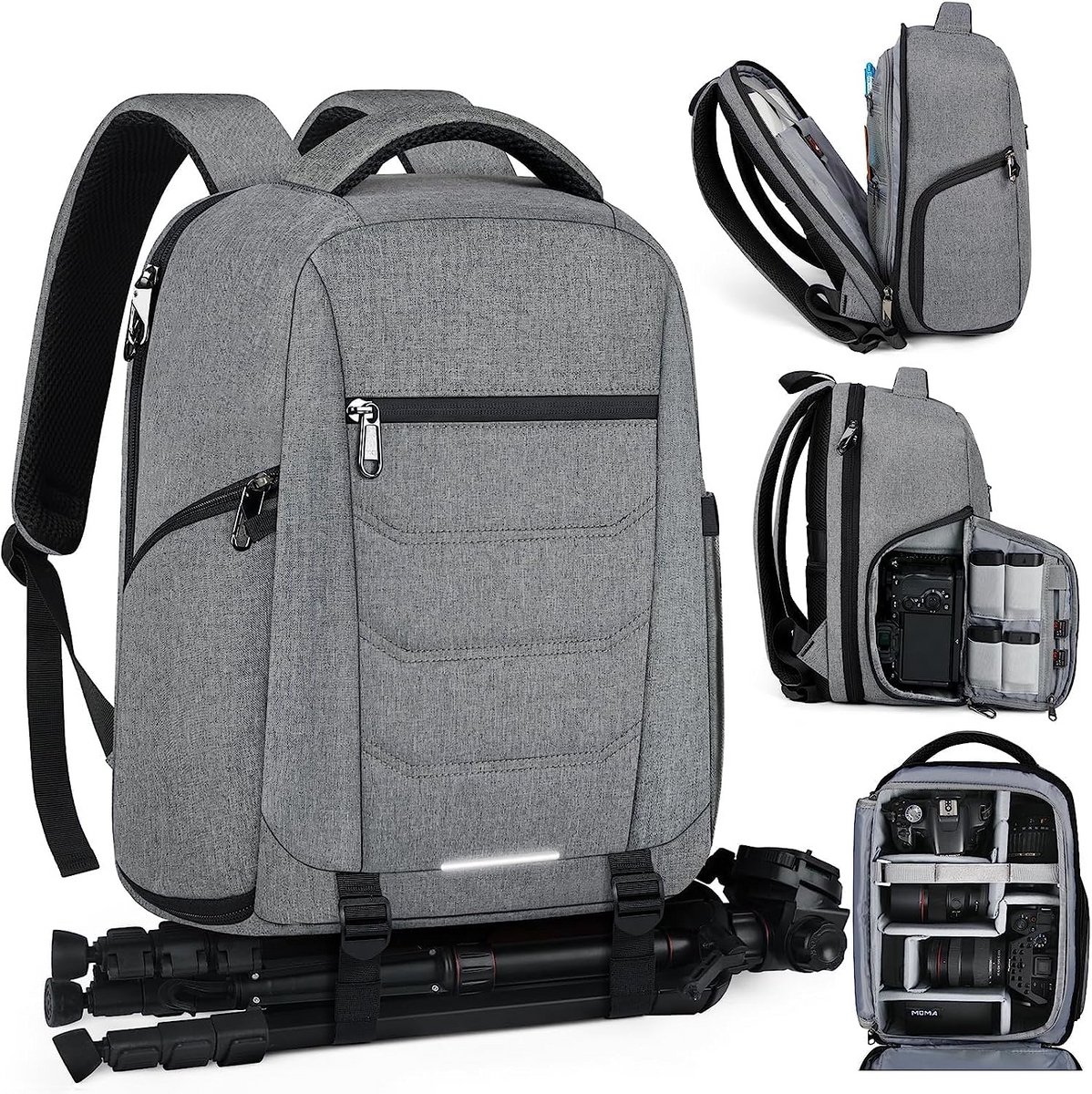 Professionele cameratas voor DSLR met regenhoes - 14 en 15,6 inch