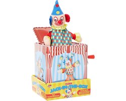 Huppelende Clown Jack-in-the-Box - Verkrijgbaar in Diverse Kleuren