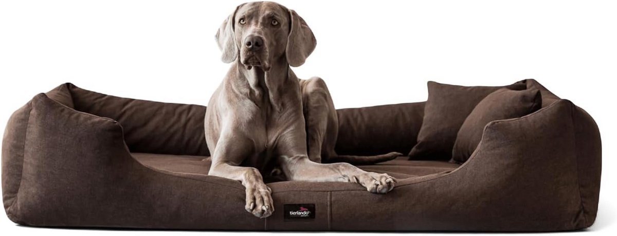 Hondenbed Soft Velours M 80 cm - Bruin