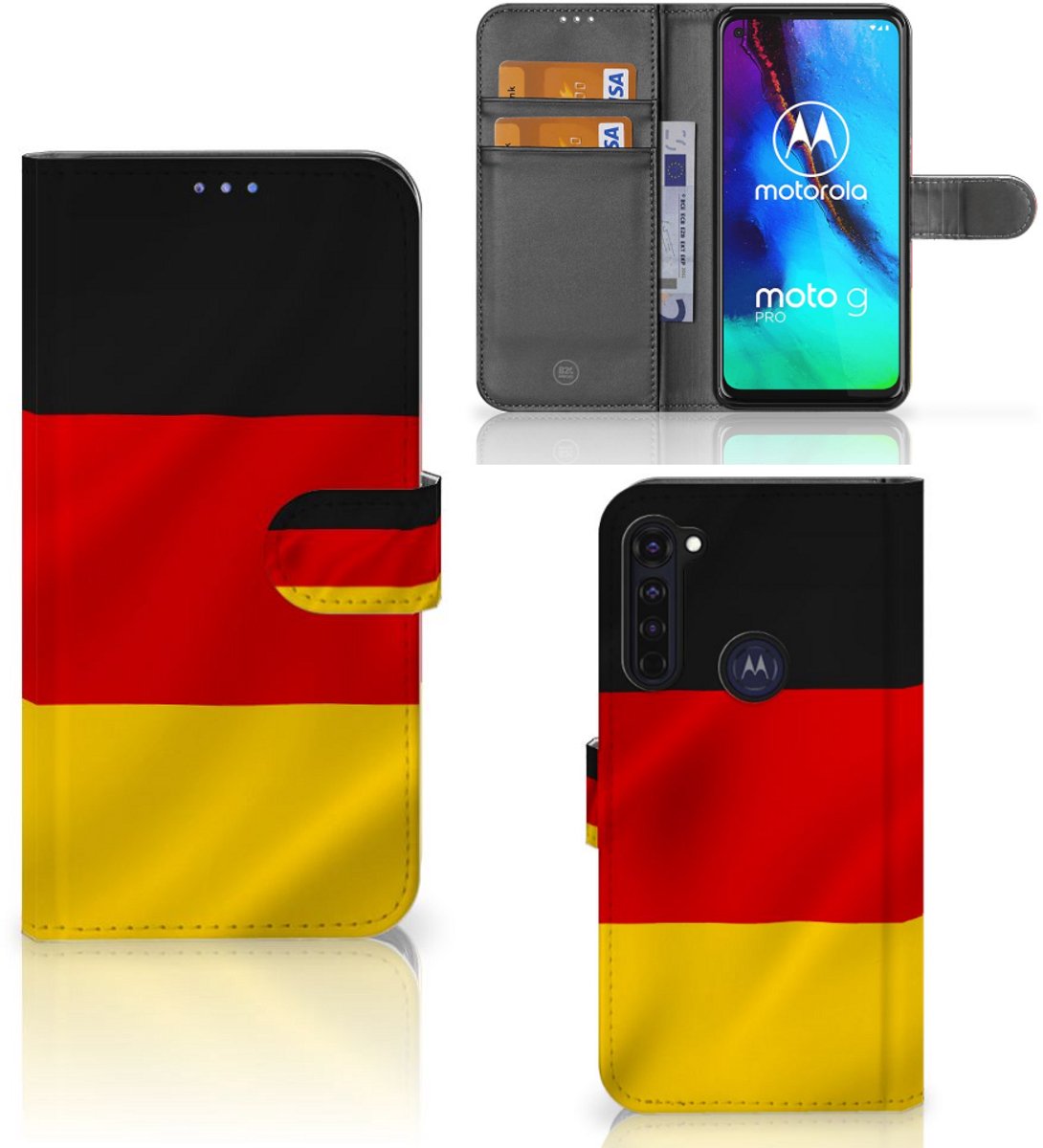 Motorola Moto G Pro Bookstyle Case Duitsland