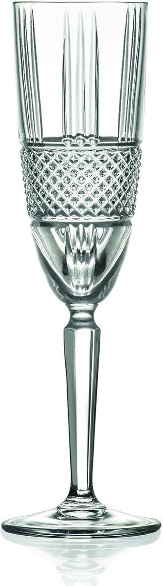 Champagneglazen Set van 6 - 185 ml - Vaatwasserbestendig - Ideaal voor Bruiloften en Huisverwarmingen