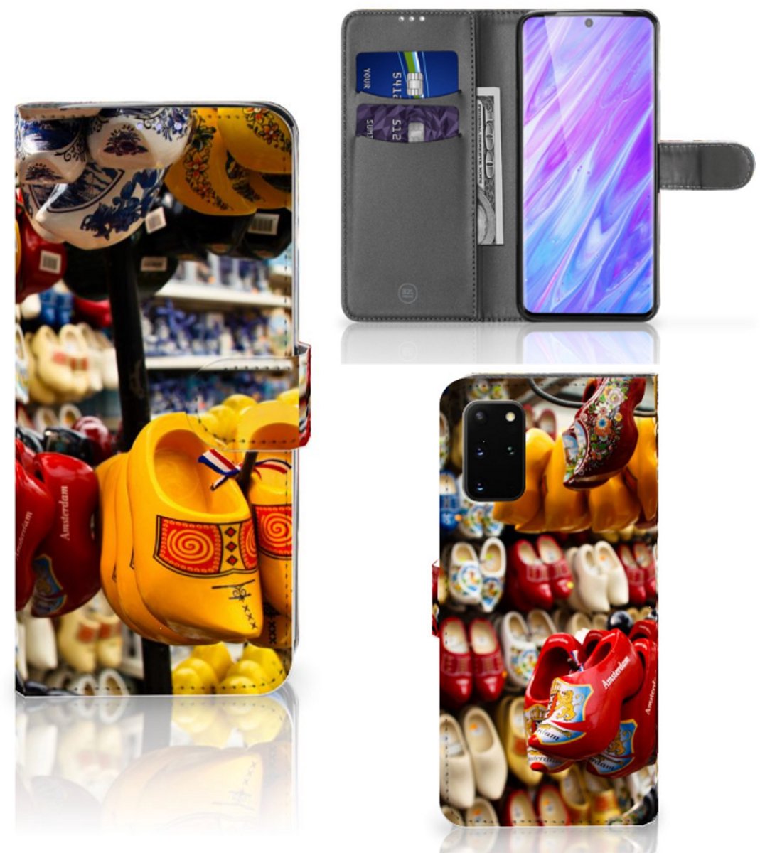 Book Case voor Samsung Galaxy S20 Plus Flip Cover Klompen