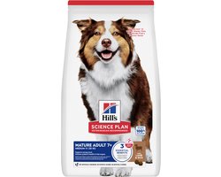 Hill's Science Plan - Medium - Mature Adult 7+ - Lam & Rijst - 6 kg