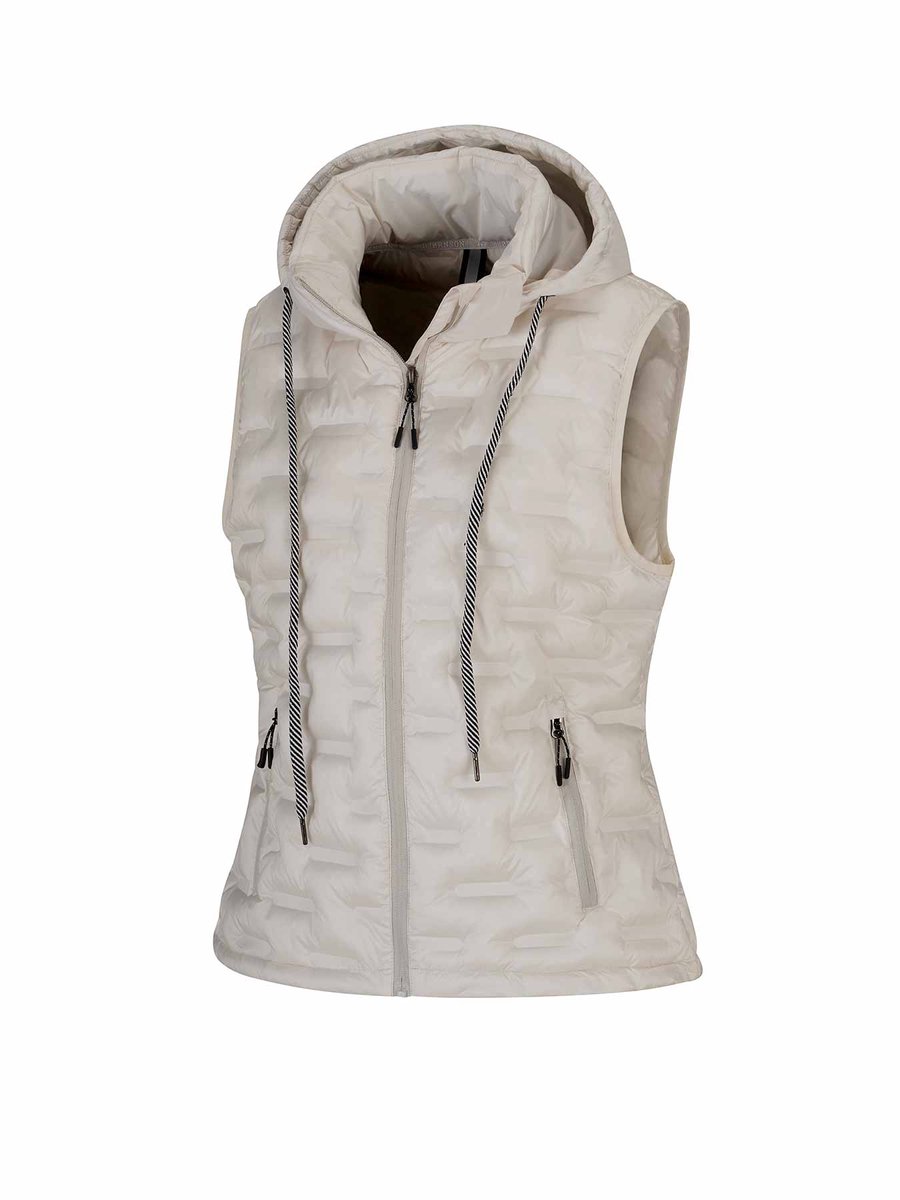 BJØRNSON Clara Bodywarmer Dames Winddicht – Off Wit
