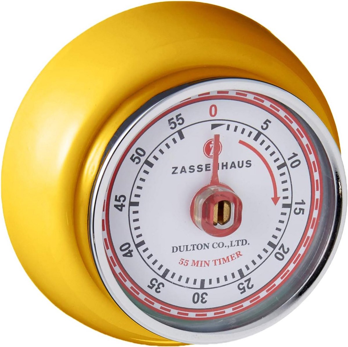 Timer Snelheid Metaal Geel - Nauwkeurige Keuken Klok