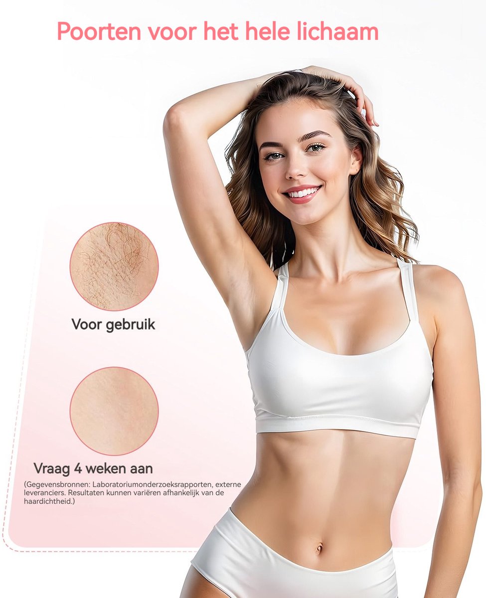 RAYOFI IPL Laser Ontharingsapparaat met Ice-coolfunctie - 9 Verschillende Standen - Beschermbril –Permanente Haartjes Verwijdering, Gezicht Verjonging & Pigmentvlekken Behandeling - Laser Ontharingsapparaat - 2 jaar garantie - Wit thumbnail 4