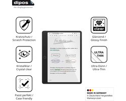 dipos – 2x Beschermfolie geschikt voor TCL Note A1 NXTPaper | Krasbestendige & heldere Screenprotector Ultra-Thin
