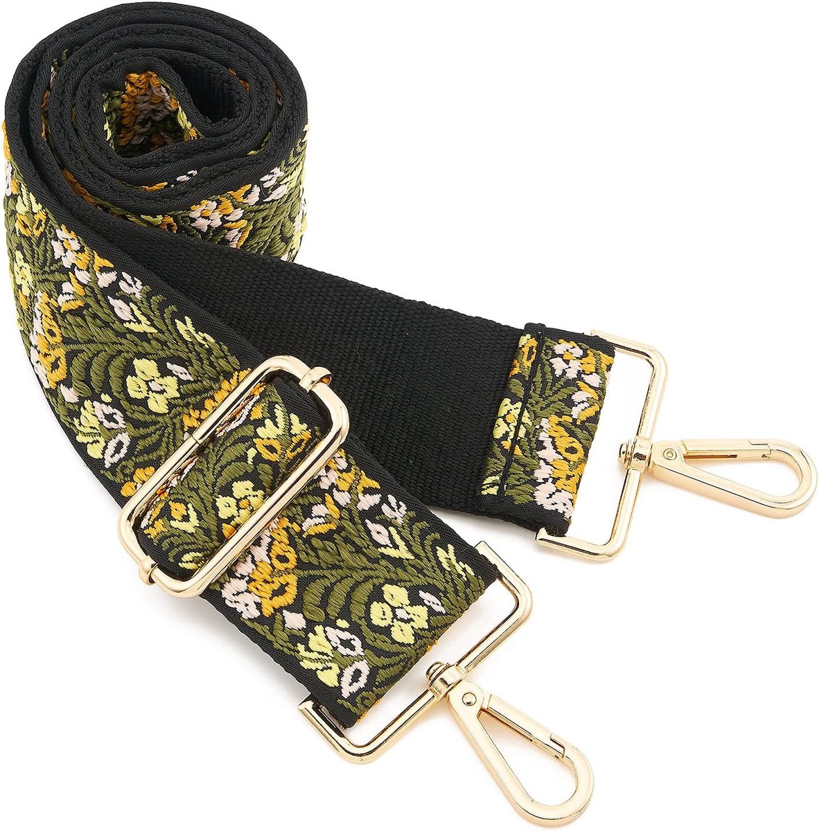 Verstelbare brede schouderriem voor crossbody tas - Canvas handtas vervangend ontwerp