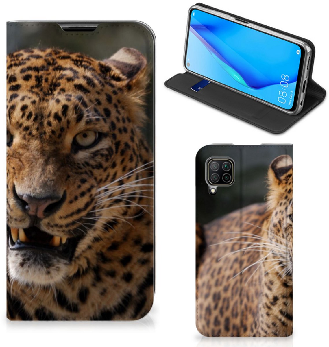Huawei P40 Lite Hoesje maken Luipaard