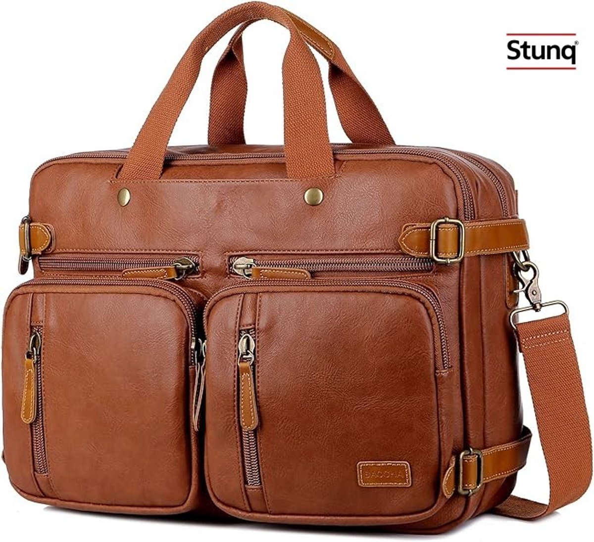 Hybride laptoptas voor 17 inch laptops - Multifunctionele schoudertas met meerdere vakken
