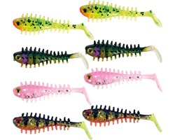 Ultra UV Micro Spikey Fry 4cm - Rubberen Vissen voor Vijvers
