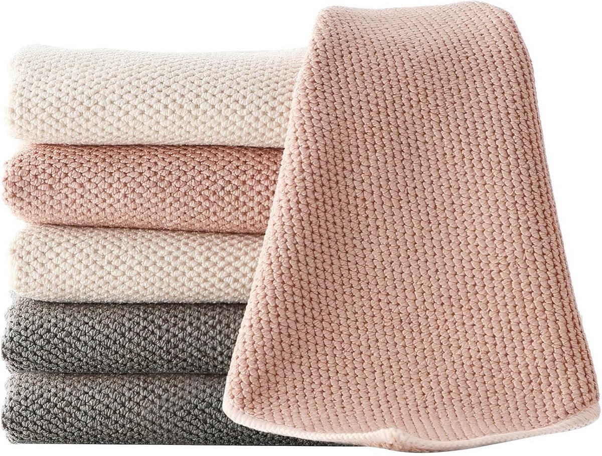 Extra Dikke Microvezel Koffiereinigingsdoeken voor Espressomachine - 6 Stuks - 30x30 cm