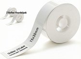 Niimbot Labels - Etiketten - Voor D11(H) en D110(M) - 15 x 30 mm - 210 vellen - Wit - Voordeelverpakking van 2 stuks