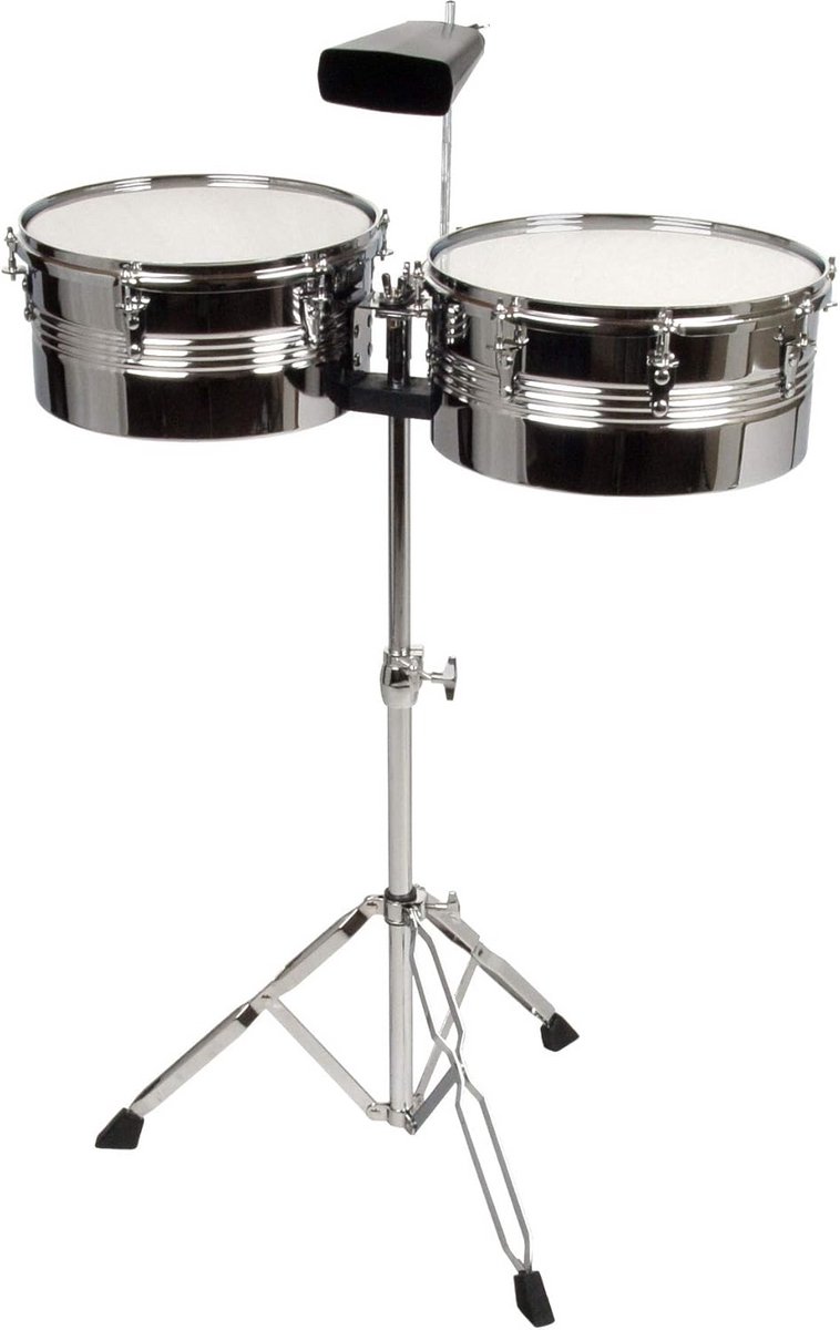 Timbales Set 13" en 14" met Cowbell en Accessoires