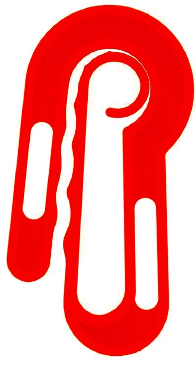 In2Tools Qnijper de snelle en duurzame wasknijper, set van 24 stuks in rood